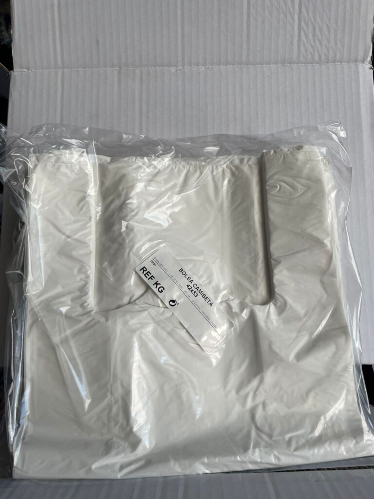 BOLSA DE ASA KINGPLAST 1KG BLANCA