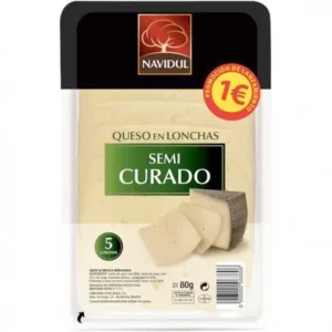 NAVIDUL QUESO SEMICURADO 80GR